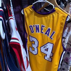 Hand signed Jerseys W/COA